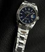WKD Factory Rolex Datejust 41mm 3235 Movement Index Markers Dark Blue Face Watch